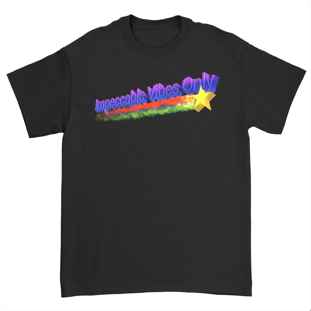 Impeccable Vibes Only Tee (Black)