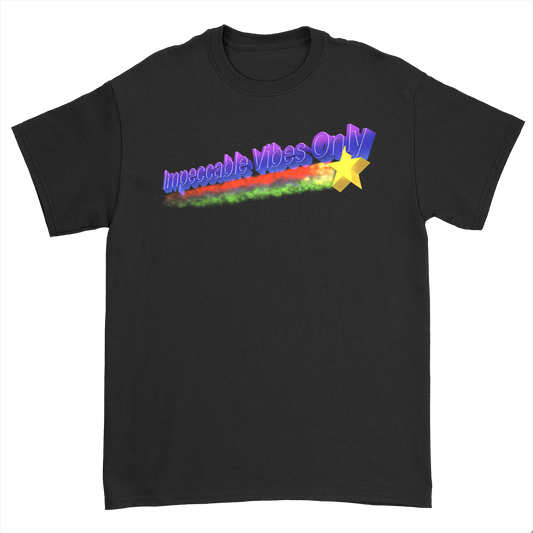 Impeccable Vibes Only Tee (Black)