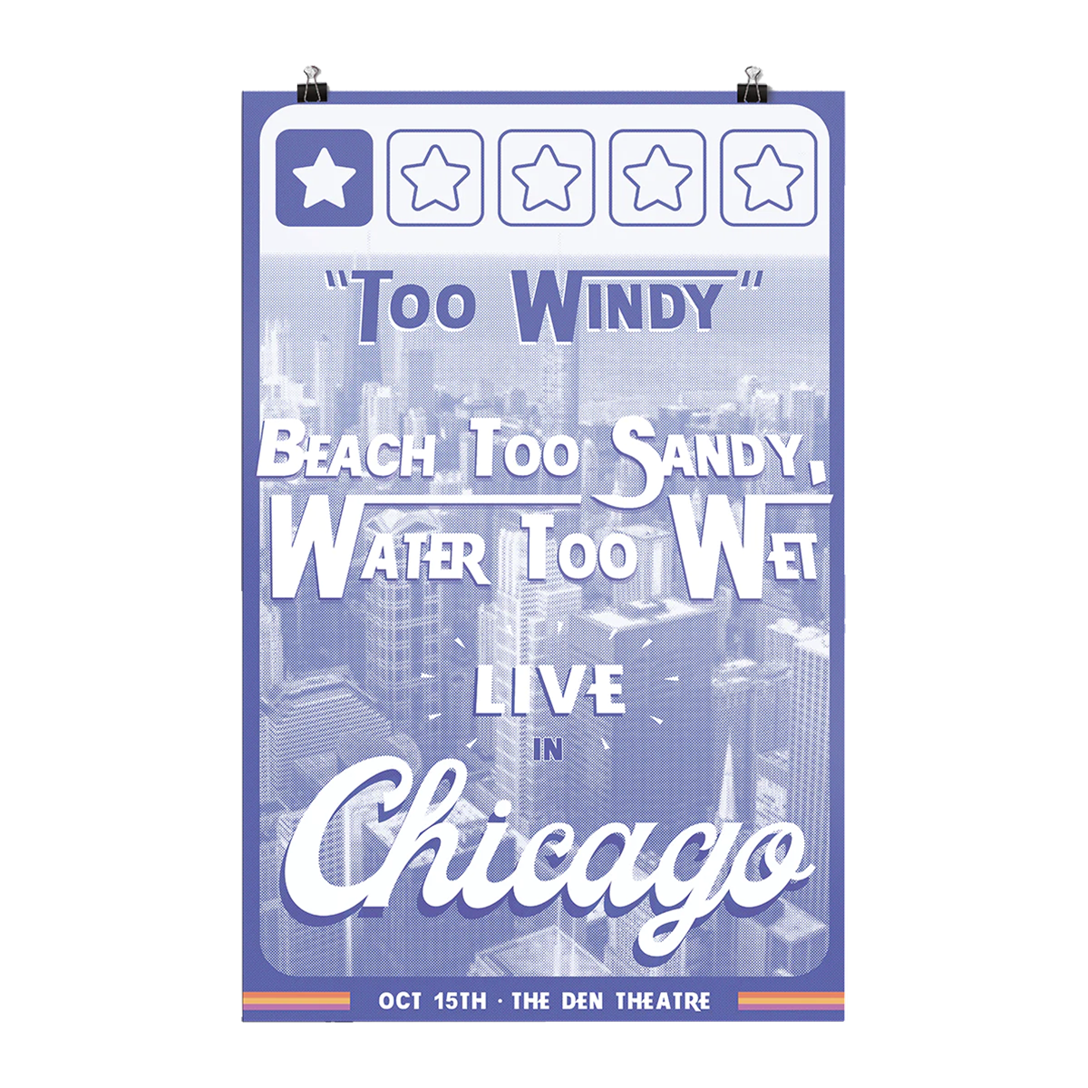 Live In Chicago Poster