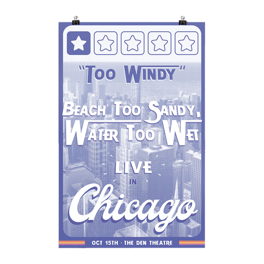 Live In Chicago Poster